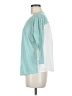 Freebird Teal 3/4 Sleeve Top Size M - photo 5