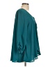 Style&Co 100% Polyester Teal Long Sleeve Blouse Size L - photo 4