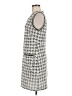 Max Studio Houndstooth Gray Casual Dress Size M - photo 5