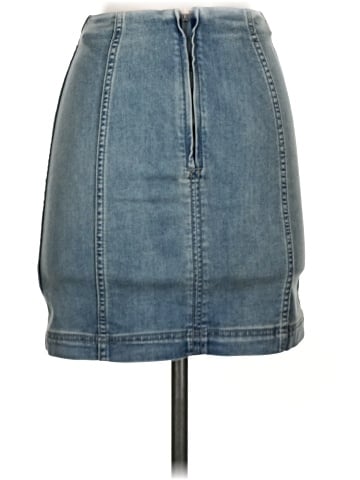 Free People Denim Skirt (view 2)