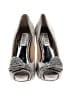 Badgley Mischka Silver Heels Size 7 1/2 - photo 2