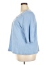 Avenue Blue 3/4 Sleeve Blouse Size 26 - photo 5