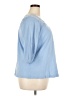 Avenue Blue 3/4 Sleeve Blouse Size 26 - photo 4