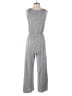 Caution to the Wind Solid Gray Jumpsuit Size S - photo 2