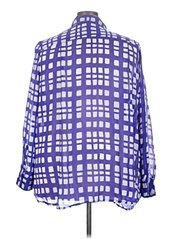 Roaman's 3/4 Sleeve Blouse (view 2)