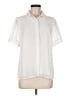 CeCe 100% Polyester Ivory Short Sleeve Blouse Size M - photo 1