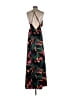 StyleStalker 100% Polyester Tropical Black Green Cocktail Dress Size S - photo 2