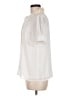 CeCe 100% Polyester Ivory Short Sleeve Blouse Size M - photo 5