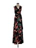 StyleStalker 100% Polyester Tropical Black Green Cocktail Dress Size S - photo 1