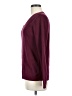 Karen Scott 100% Cotton Burgundy Pullover Sweater Size M - photo 5