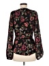 A.L.C. 100% Silk Black Long Sleeve Silk Top Size 6 - photo 2