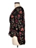 A.L.C. 100% Silk Black Long Sleeve Silk Top Size 6 - photo 5