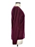 Karen Scott 100% Cotton Burgundy Pullover Sweater Size M - photo 4