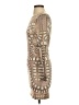 Arden B. Graphic Tan Cocktail Dress Size S - photo 5