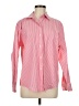 Talbots 100% Cotton Stripes Pink Long Sleeve Button-Down Shirt Size 8 - photo 1