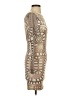 Arden B. Graphic Tan Cocktail Dress Size S - photo 4
