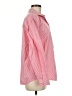 Talbots 100% Cotton Stripes Pink Long Sleeve Button-Down Shirt Size 8 - photo 4
