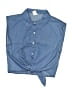 Carter's 100% Cotton Blue Sleeveless Button-Down Shirt Size 7 - photo 1