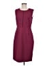 J.Crew Chevron-herringbone Burgundy Cocktail Dress Size 8 - photo 1