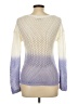 Pink Rose White Purple Pullover Sweater Size L - photo 2