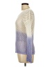 Pink Rose White Purple Pullover Sweater Size L - photo 5