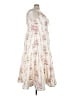 Cider 100% Polyester Floral Ivory Cocktail Dress Size 3X - photo 4