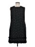 Walter Baker 100% Polyester Tweed Black Cocktail Dress Size 8 - photo 1