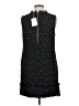 Walter Baker 100% Polyester Tweed Black Cocktail Dress Size 8 - photo 2