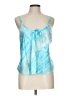 Secret Treasures 100% Polyester Blue Sleeveless Blouse Size L - photo 1
