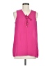 Violet & Claire 100% Polyester Pink Sleeveless Blouse Size M - photo 1