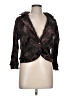 Pretty Angel Brown Silk Blazer Size L - photo 1