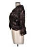 Pretty Angel Brown Silk Blazer Size L - photo 5