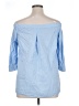 Halogen Blue 3/4 Sleeve Blouse Size XL - photo 2