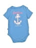 Nautica Graphic Blue Short Sleeve Onesie Size 3-6 mo - photo 1