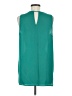 Pleione 100% Polyester Teal Sleeveless Blouse Size M - photo 2