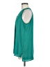 Pleione 100% Polyester Teal Sleeveless Blouse Size M - photo 5