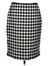 Talbots Houndstooth Gray Formal Skirt Size 8 - photo 1