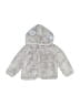Cat & Jack 100% Polyester Silver Zip Up Hoodie Size 3-6 mo - photo 1