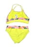 InGear Tropical Yellow Pink Two Piece Swimsuit Size 4 - 5 - photo 2