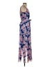 Nine West Floral Blue Cocktail Dress Size 2 - photo 4