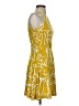 Bar III Graphic Yellow Casual Dress Size S - photo 4