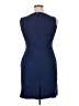 Lands' End Solid Blue Cocktail Dress Size 14 (petite) - photo 2