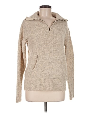 Hem & Thread Pullover Sweater (view 1)