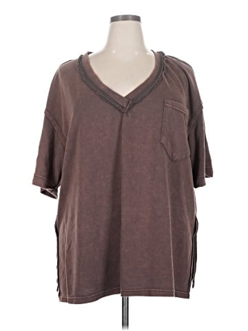 Shein Curve Short Sleeve Top (view 1)