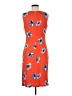 Tommy Hilfiger Graphic Orange Cocktail Dress Size 8 - photo 2