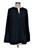 J.Crew 100% Polyester Blue Long Sleeve Blouse Size S - photo 1