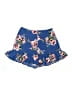 Soprano 100% Polyester Floral Blue Shorts Size S - photo 1