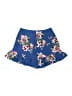 Soprano 100% Polyester Floral Blue Shorts Size S - photo 2