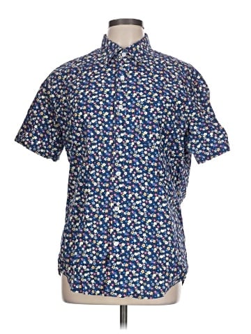 J.Crew Factory Store Short Sleeve Button-Down Shirt (view 1)