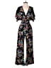 Likely Floral Black Jumpsuit Size M (estimated) - photo 1